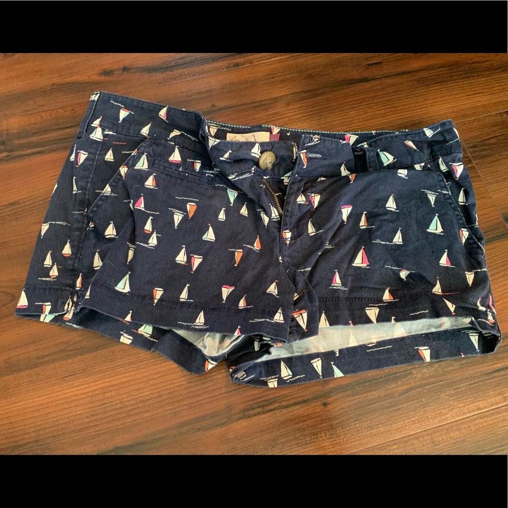 So Sailboat Jean Shorts